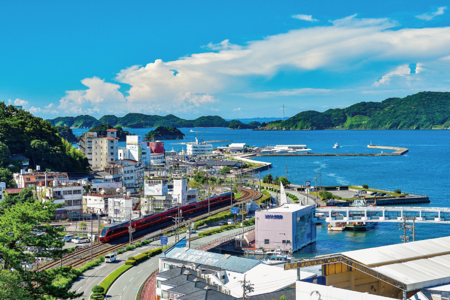 鳥羽城跡からの絶景